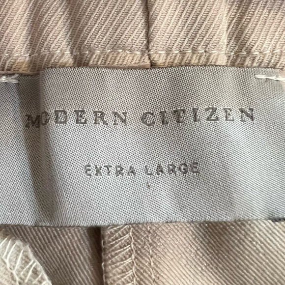 Modern Citizen Tan Trouser Pants Cropped Size XL - Picture 6 of 7